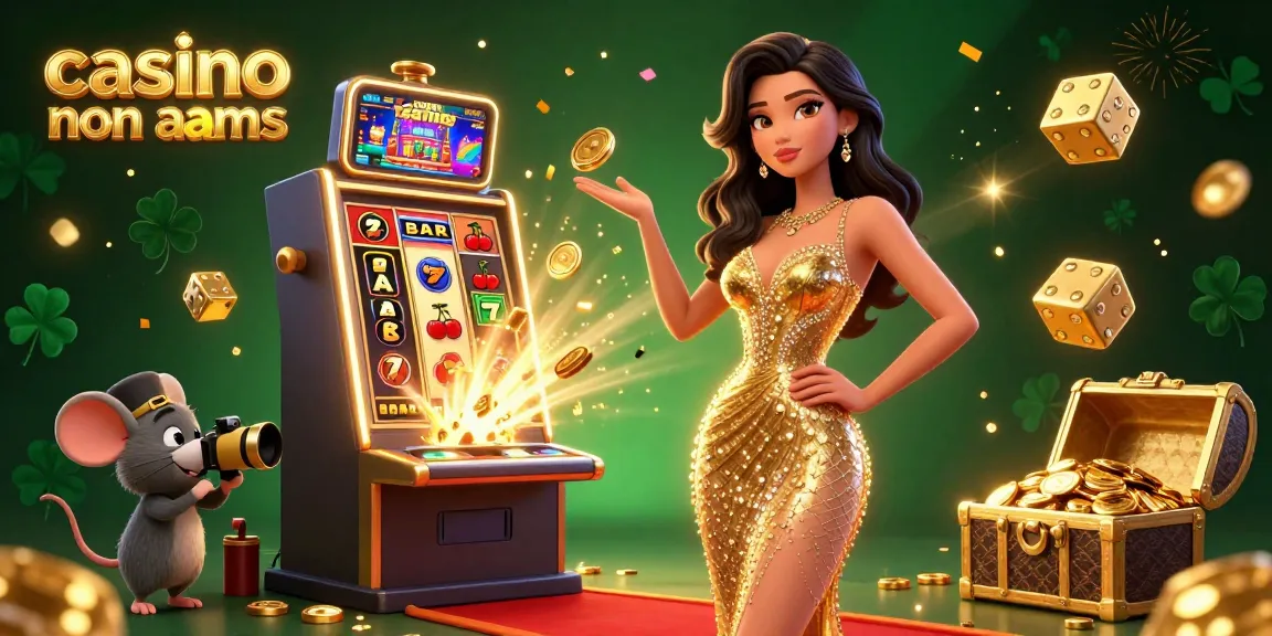 Scopri emozionanti giochi nei casinò non AAMS con macchine slot vivaci e dinamici elementi dorati.
