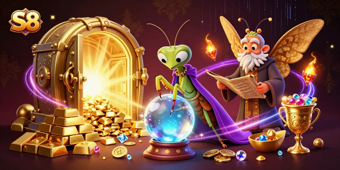 S8 offers live gambling experiences with a mystical twist featuring treasure-filled scenes and fortune tellers.
