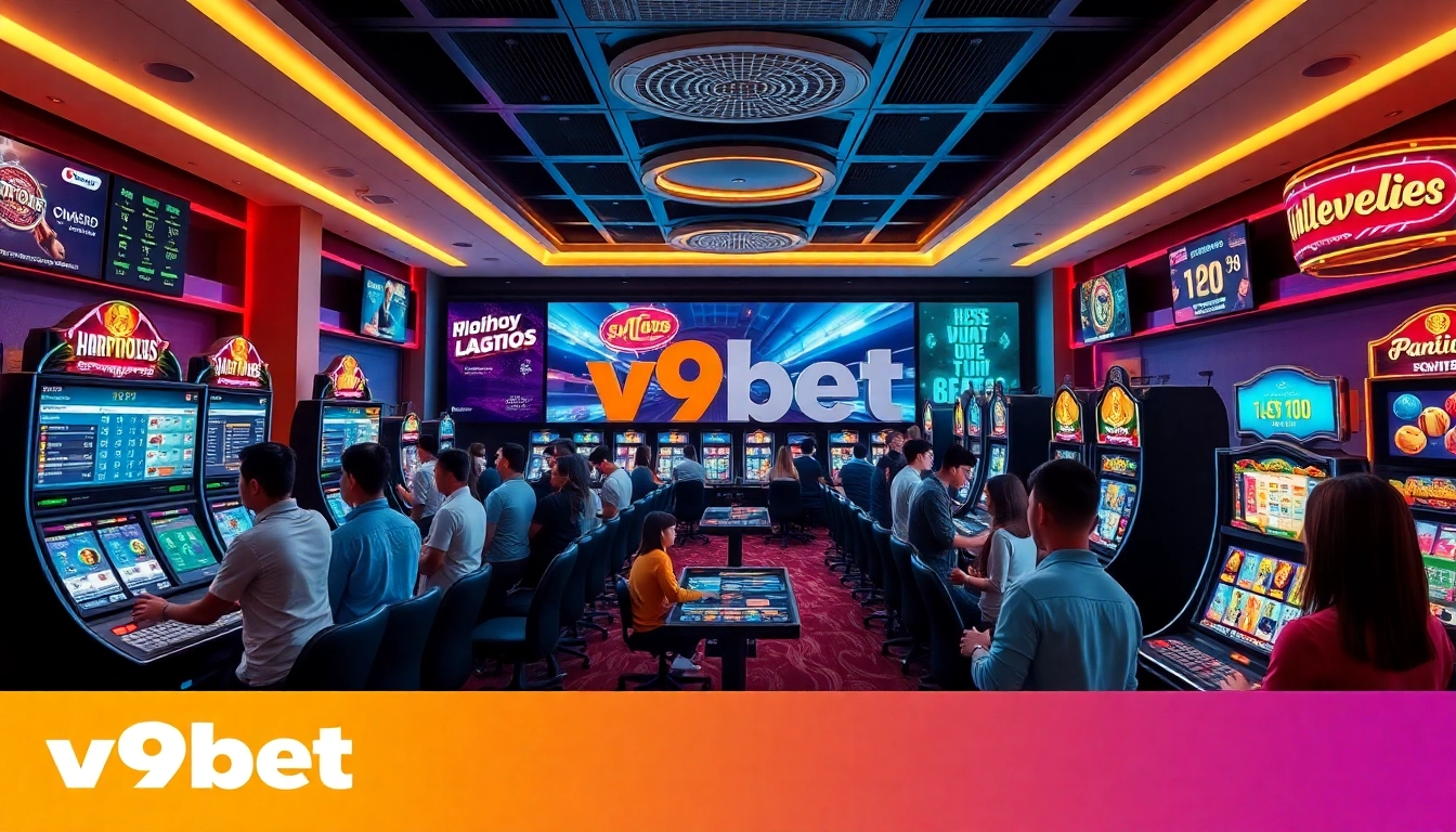 Experience the excitement of online gaming with link v9bet in a vibrant digital casino.