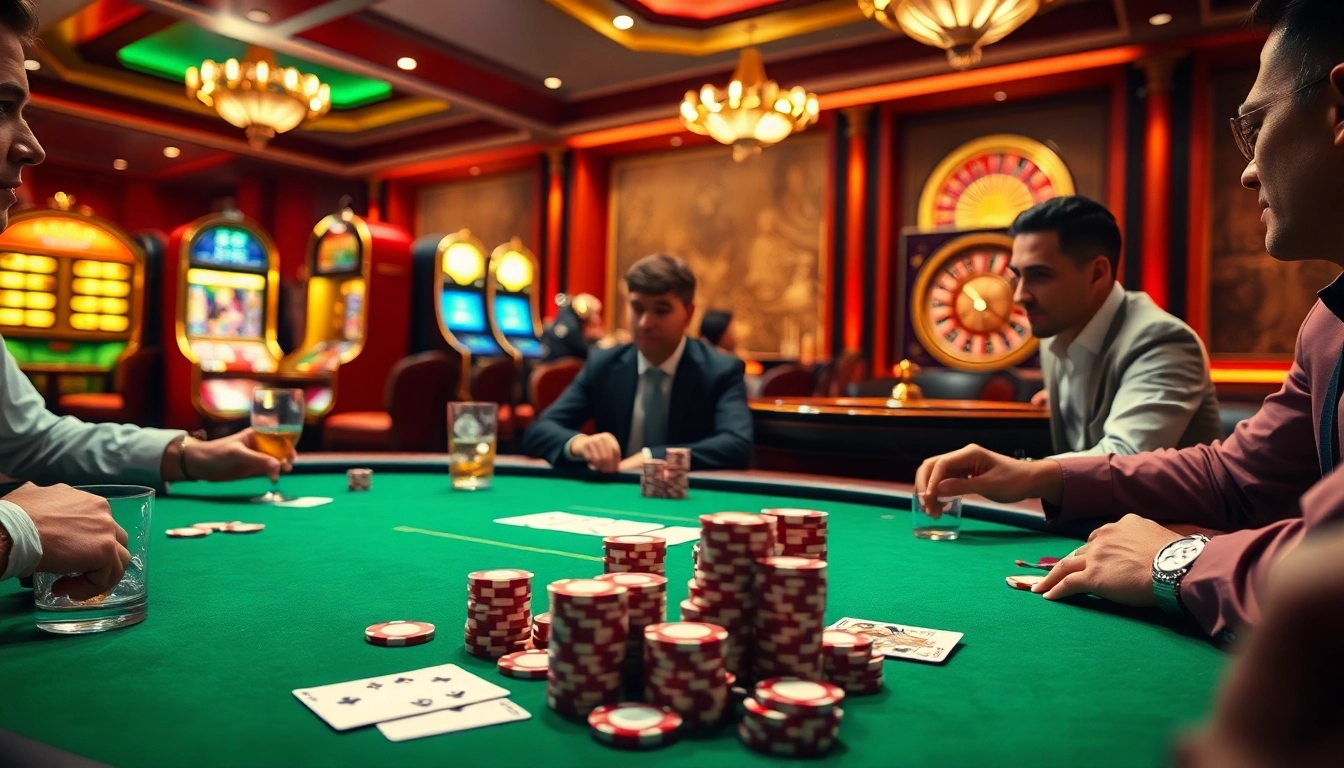 Experience the thrill of lc 88 poker with luxury chips and cards at an upscale casino table.