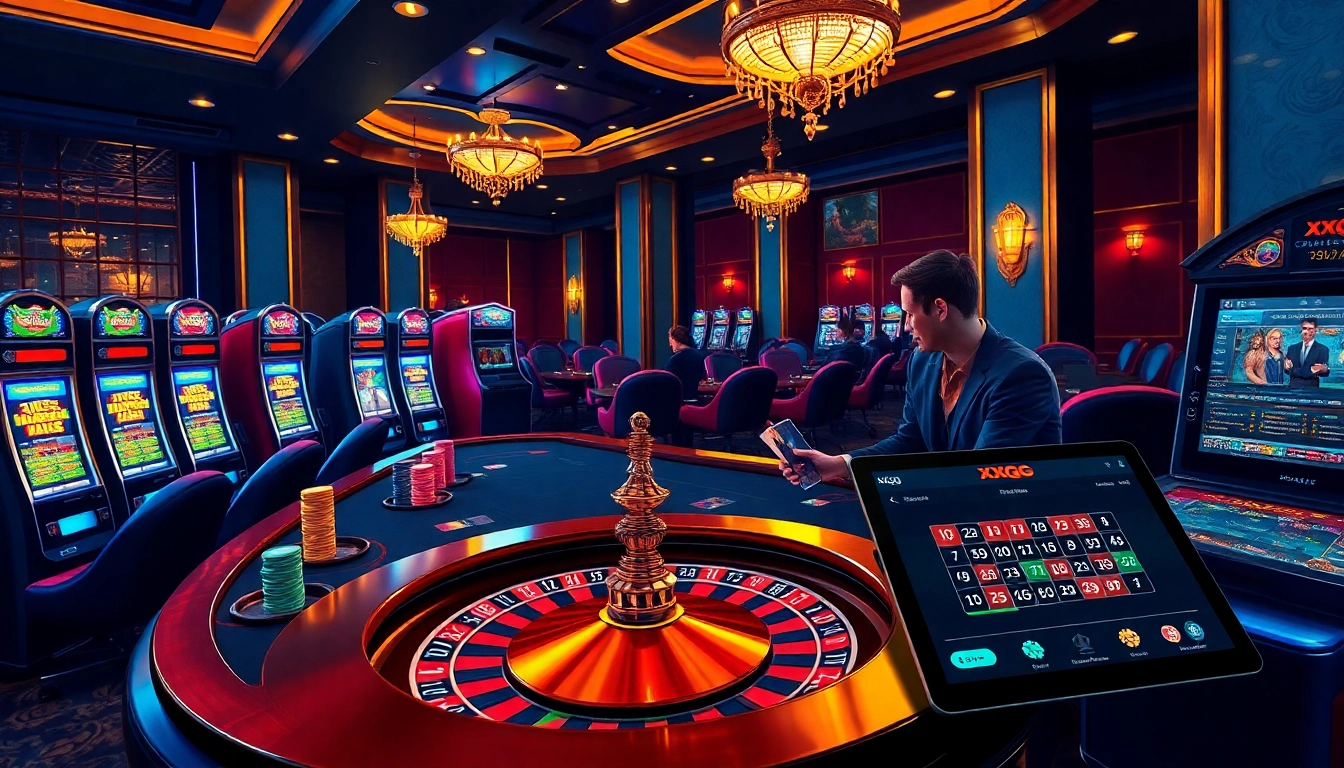 Experience the excitement of xxgg with luxurious casino tables, vibrant slot machines, and high-stakes action.