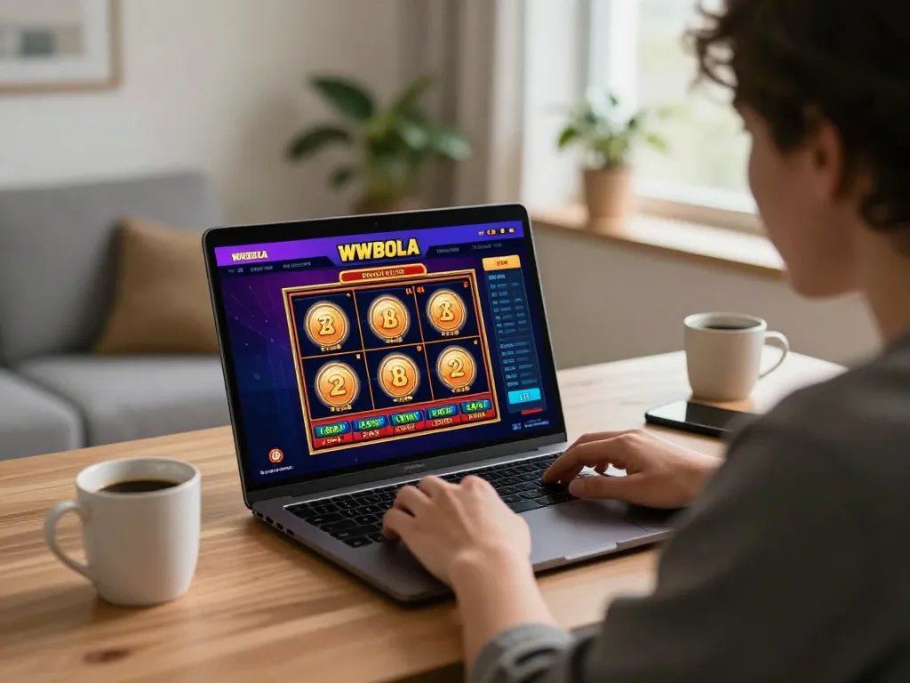 WWBOLA mobile gaming interface showcasing exciting gameplay in a cozy home setting.