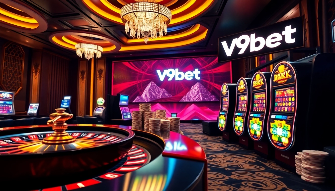 Engaging players with Link V9bet through an exciting online gambling experience.