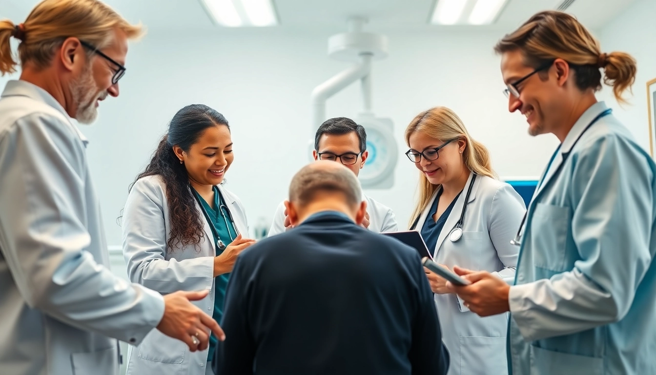 Healthcare professionals providing specialized AICA Duluth chiropractic and orthopedic care in a modern clinic.