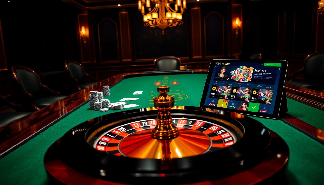 Experience the luxury of MM 88 through an exciting poker game at a high-stakes casino table.