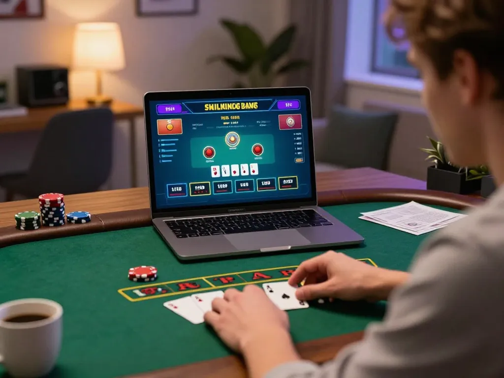 Engaging in online blackjack at lc88, showcasing live dealer action and strategic betting.