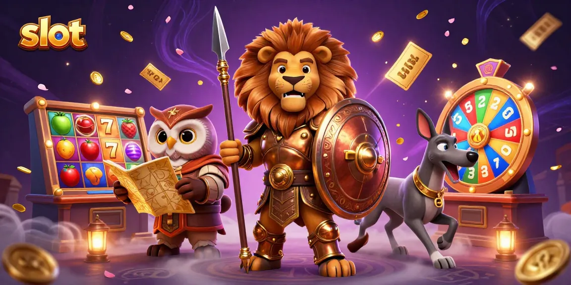 Memenangkan slot dengan keberuntungan simbol buah dan jackpot di tengah aksi casino.