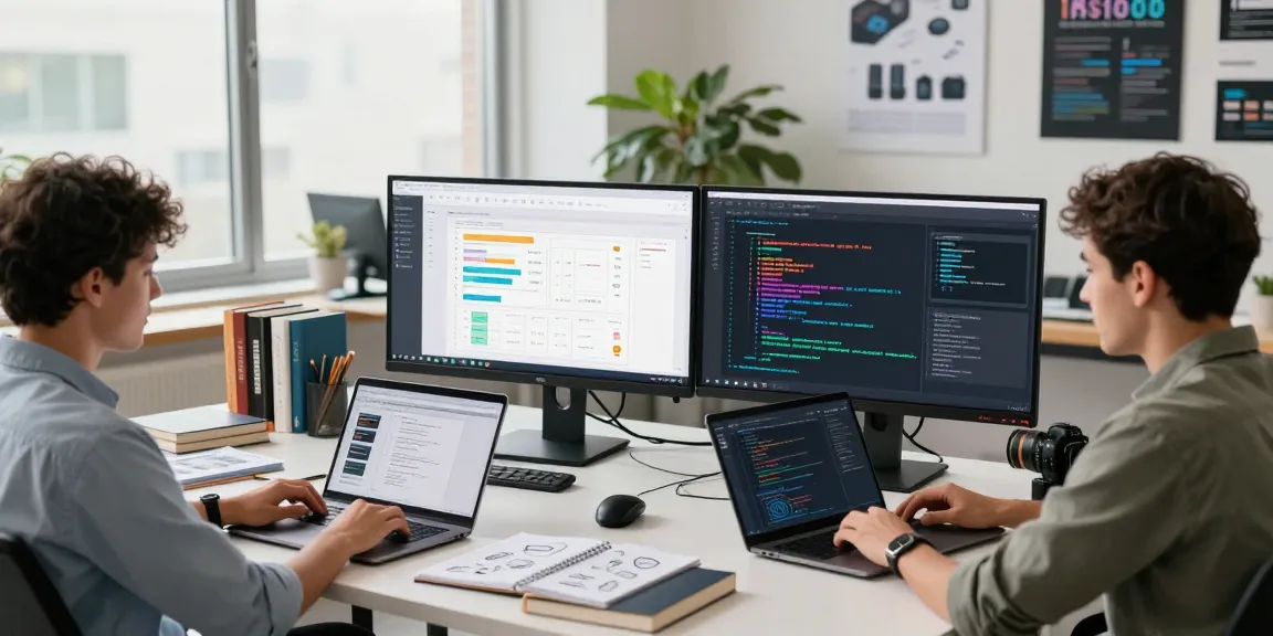 Dynamic collaboration among developers at 纸飞机官网, showcasing innovative messaging app features in a modern workspace.