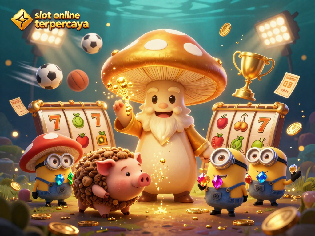Menangkan jackpot di slot online terpercaya dengan ilustrasi kasino yang penuh warna!