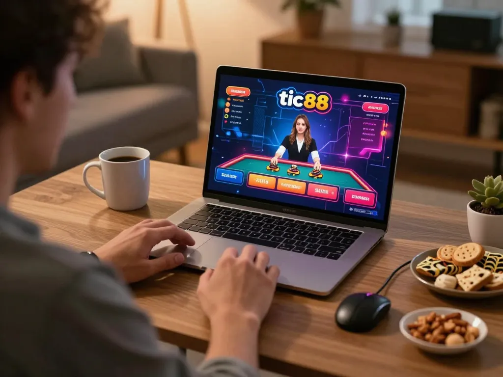 Engage with live dealer games at tic88 casino from a cozy home setting