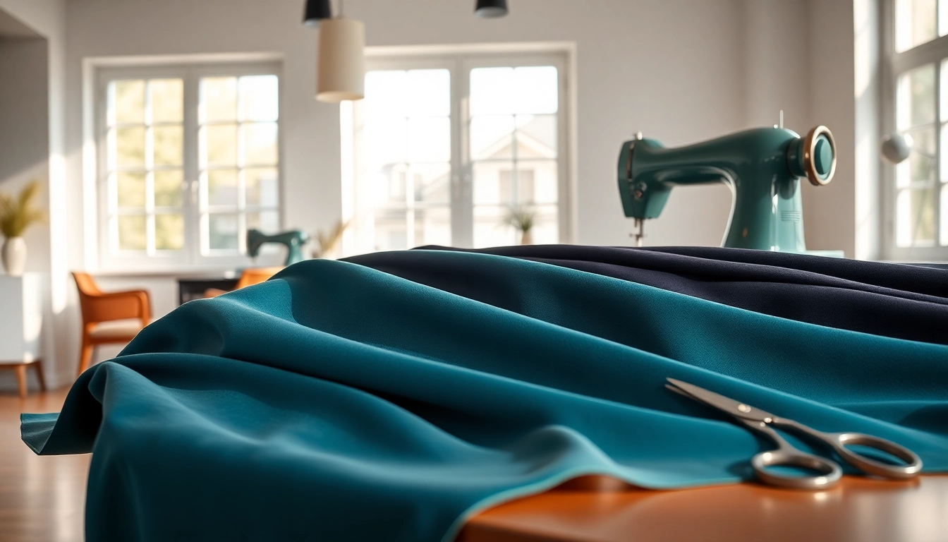 Fluweel stretch stof in elegante opstelling tonen luxe textuur en kleurvariaties.