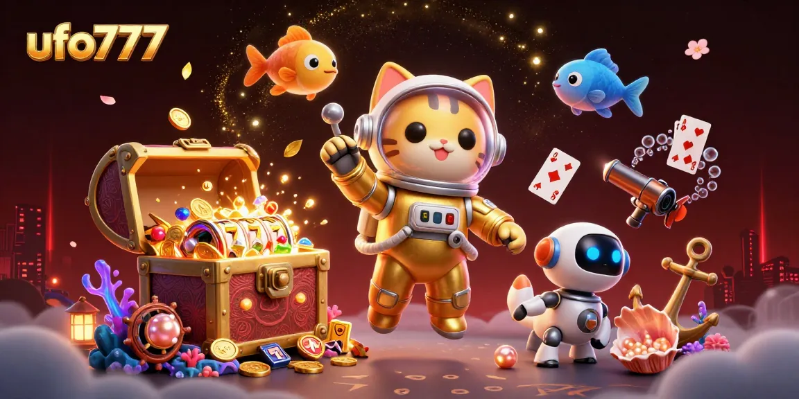 Engage in winning strategies with ufo777 amidst a vibrant casino-themed digital adventure.