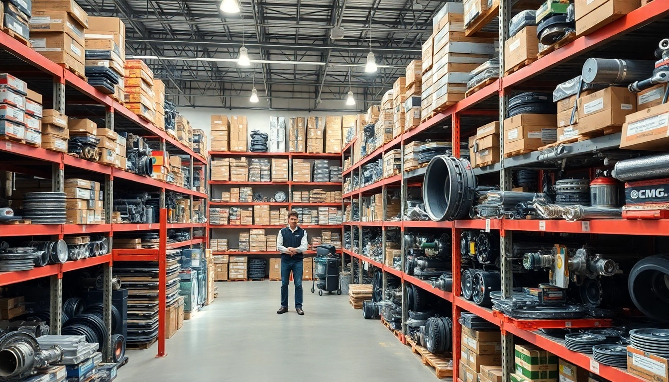 Find quality parts at https://factoryoemsupply.com/ featuring a well-organized automotive parts warehouse.