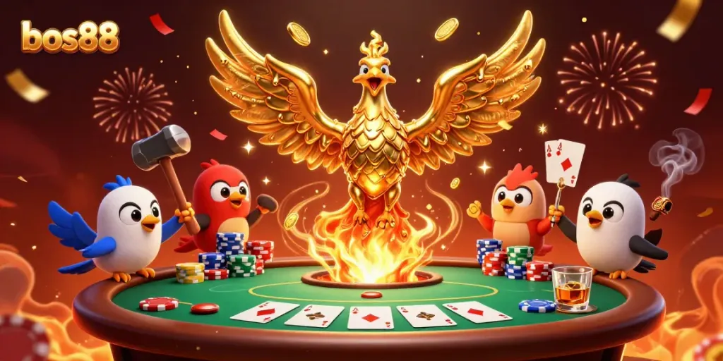 Buka peluang menang di bos88 dengan simbol slot, kartu poker, dan permainan yang mengasyikkan.