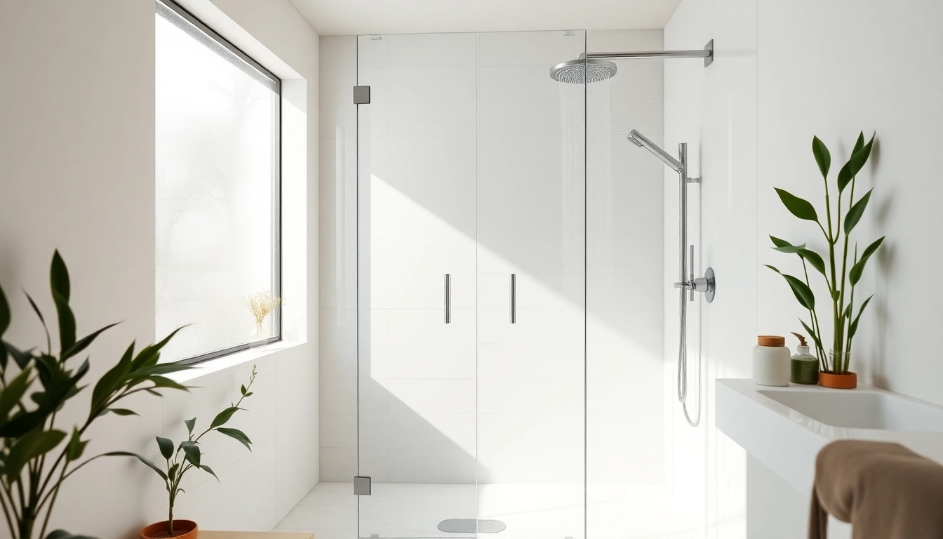 Transform your space with elegant showers au, presenting a stylish bathroom with modern features.