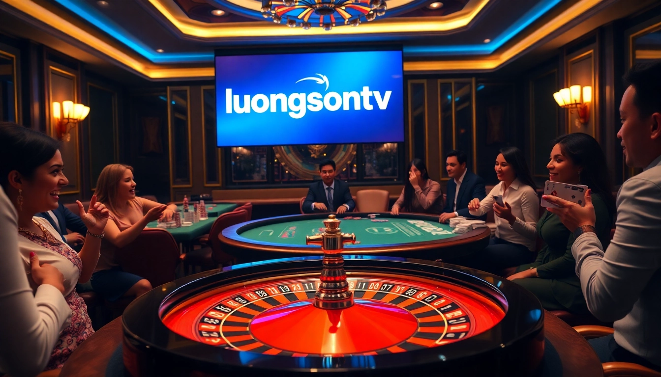 Engage in thrilling gambling with luongsontv's casino experience, featuring exciting games and vibrant atmosphere.