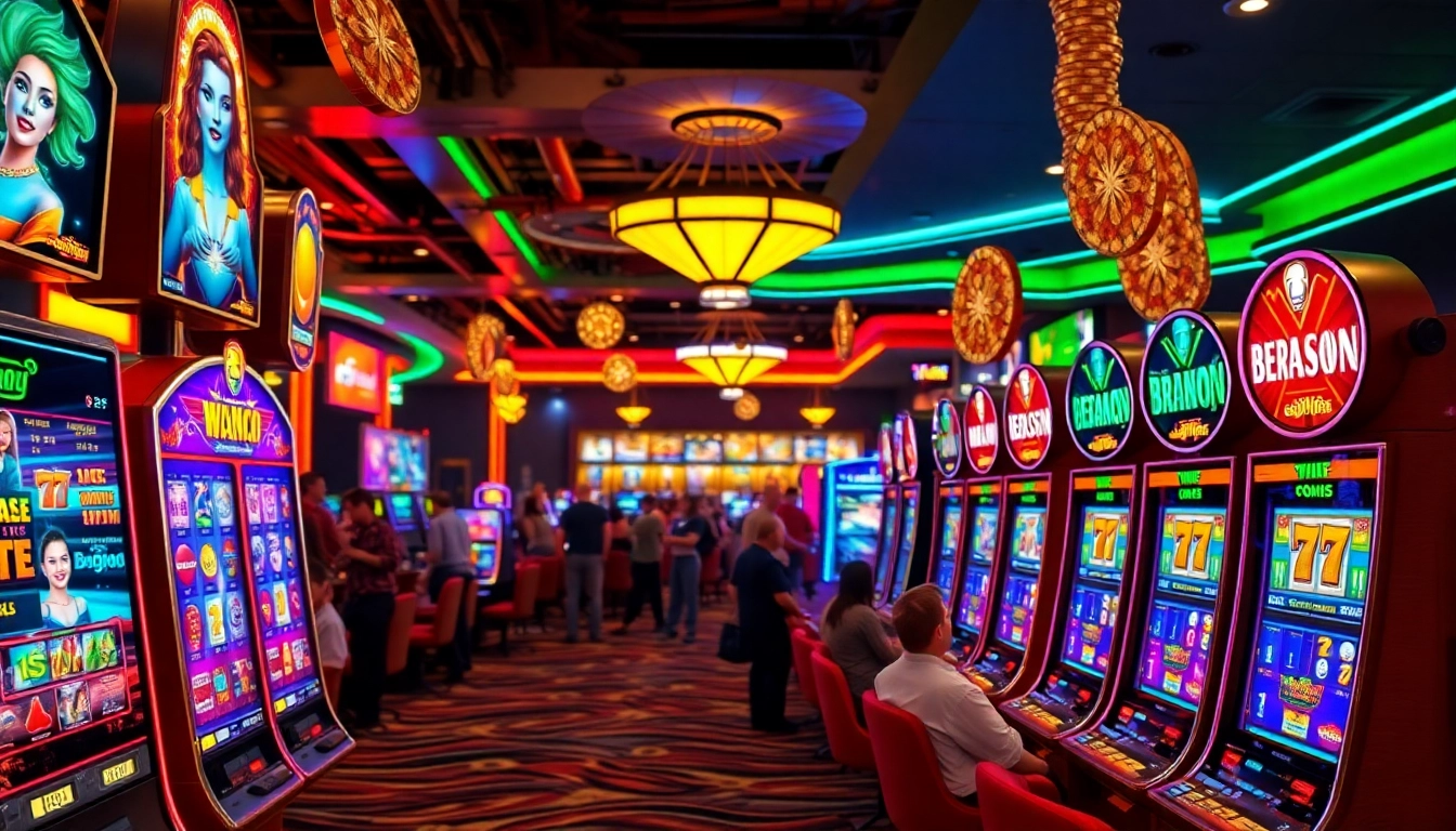 Berjudi dengan bbni4d menambah keseruan di kasino dengan mesin slot berwarna-warni.