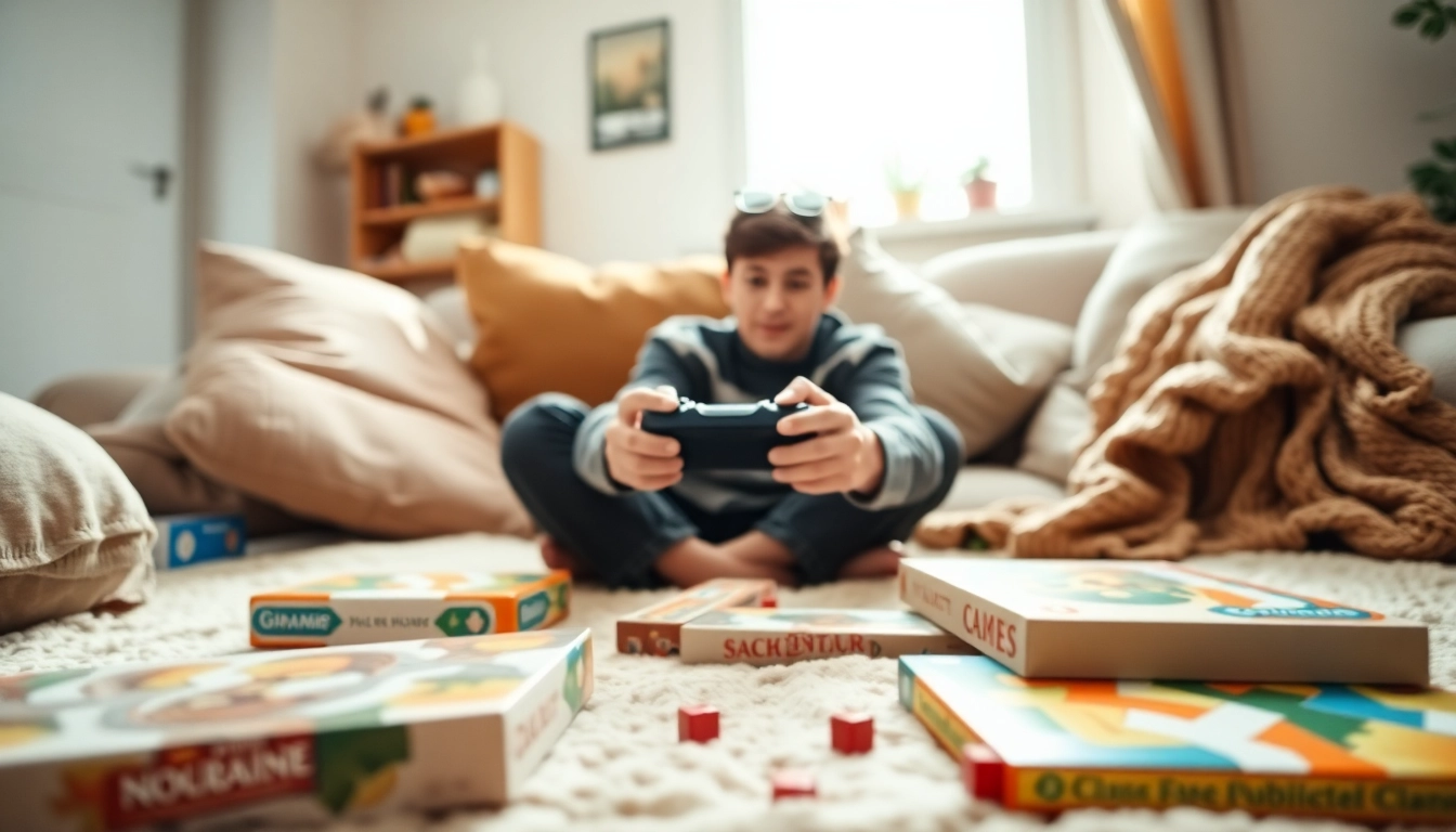 Engage in exciting Games to play by yourself in a cozy gaming environment.