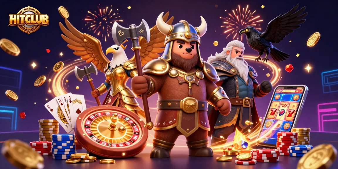 HITCLUB offers exciting online casino experiences with vibrant characters and dynamic games