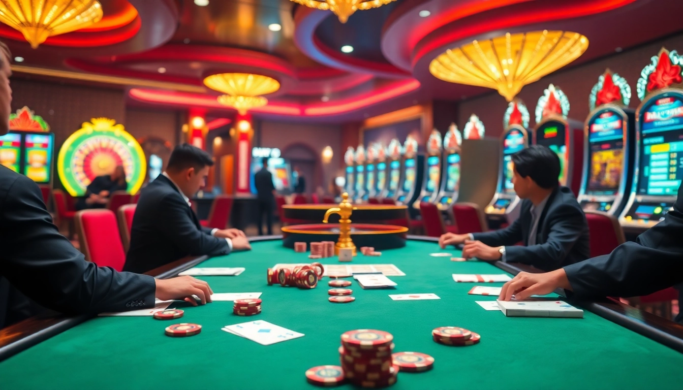 Experience luxury gaming at https://78win.sh/ with thrilling poker tables and vibrant casino ambiance.