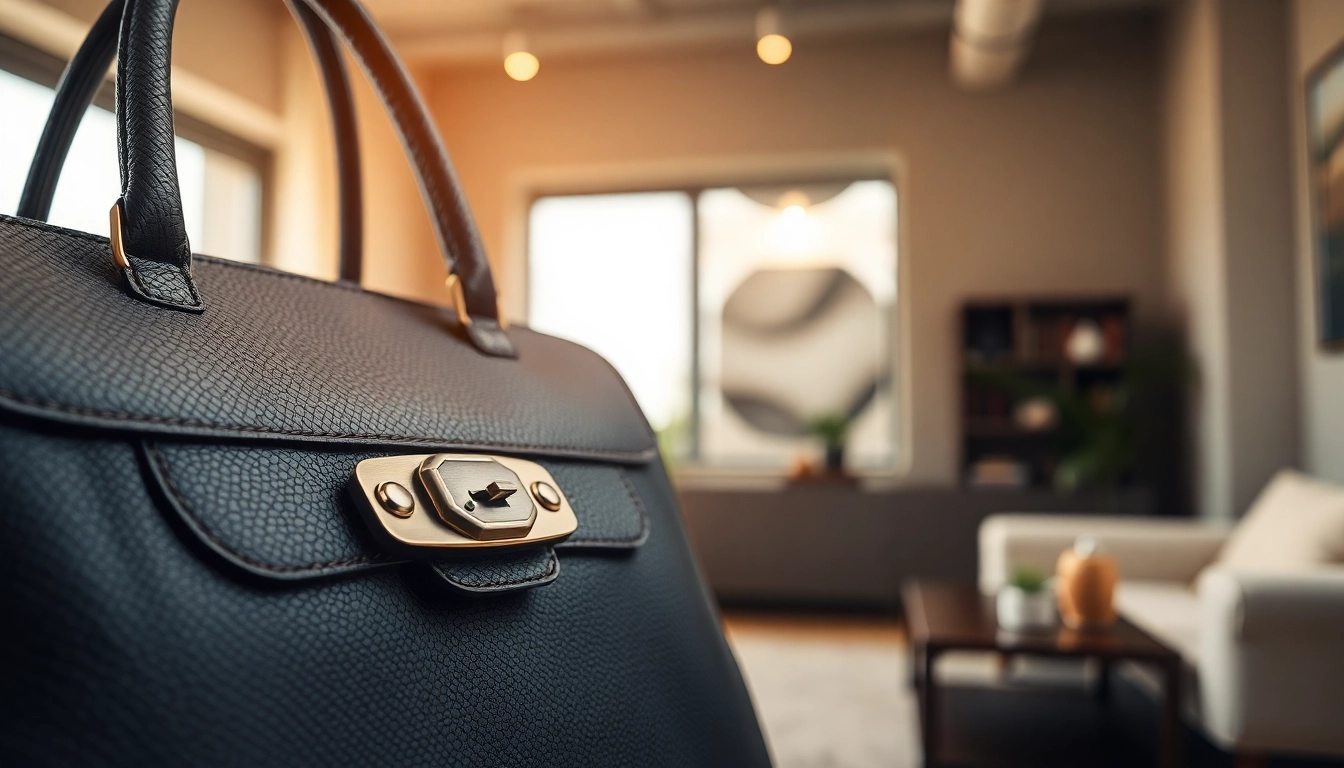 Handy Tasche abschließbar mit Sicherheitsverschluss vorstellen.