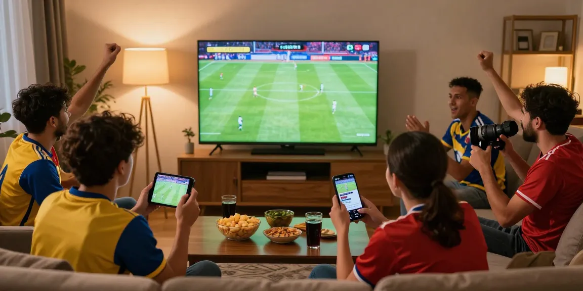 Pengalaman live streaming sepak bola berkualitas tinggi di BOLAKAMI dengan penggemar menyaksikan pertandingan bersama.