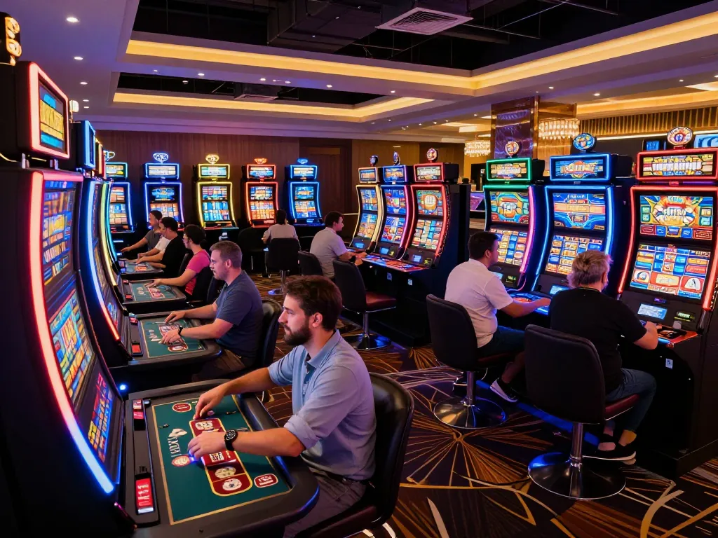 TẢI KU88 application while enjoying winning moments at a vibrant casino.