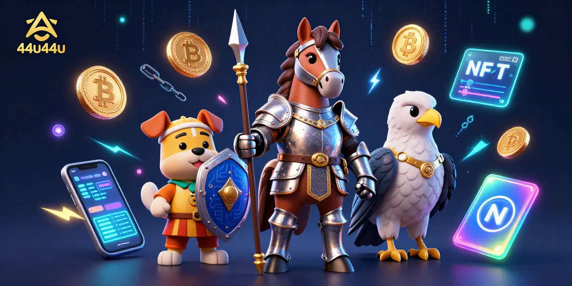 Jogadores de 44u44u batendo jackpots em uma ilustração de cassino vibrante.