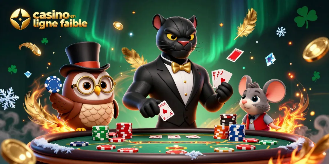 Jeux de cartes et poker avec des personnages sur un casino en ligne fiable captivant