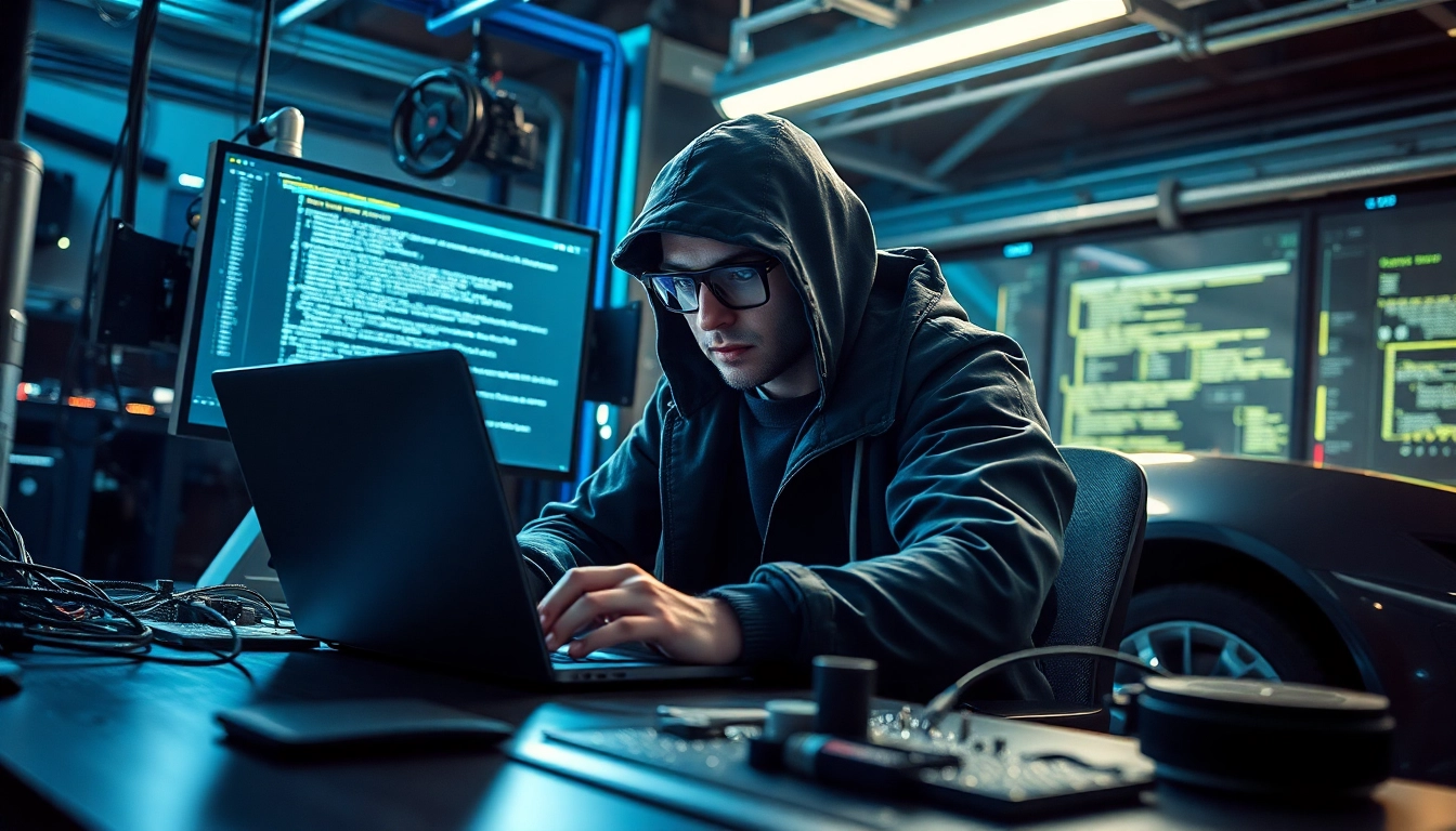 Explore automotive hacking tactics at https://car-hack-world.com in a tech-savvy environment.