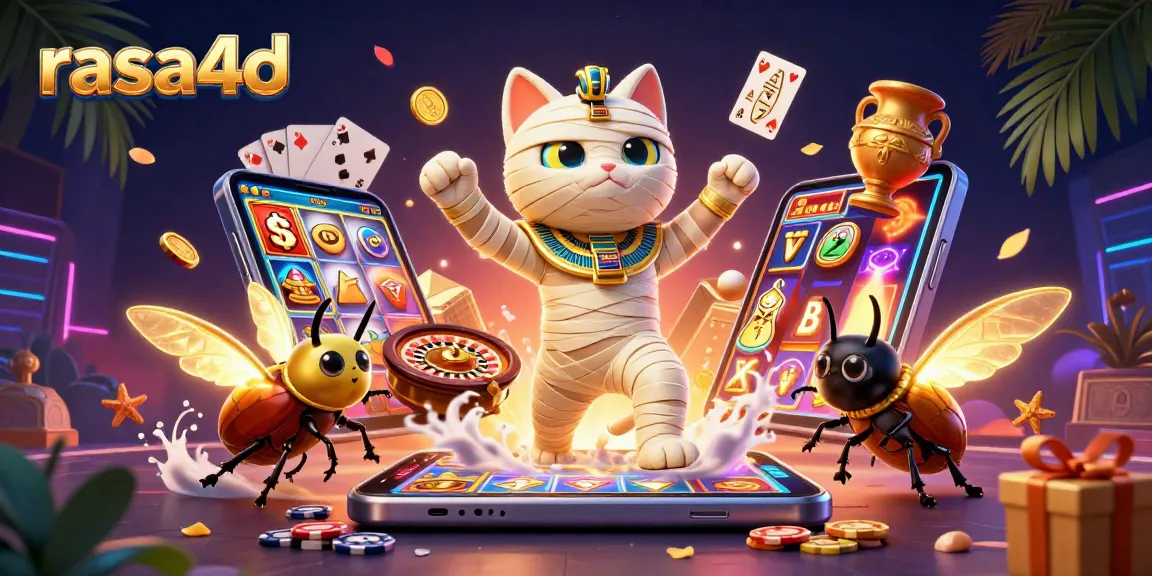 Menangkan jackpot dengan rasa4d dan lihat kucing mumi muncul dari peti harta karun di kasino.