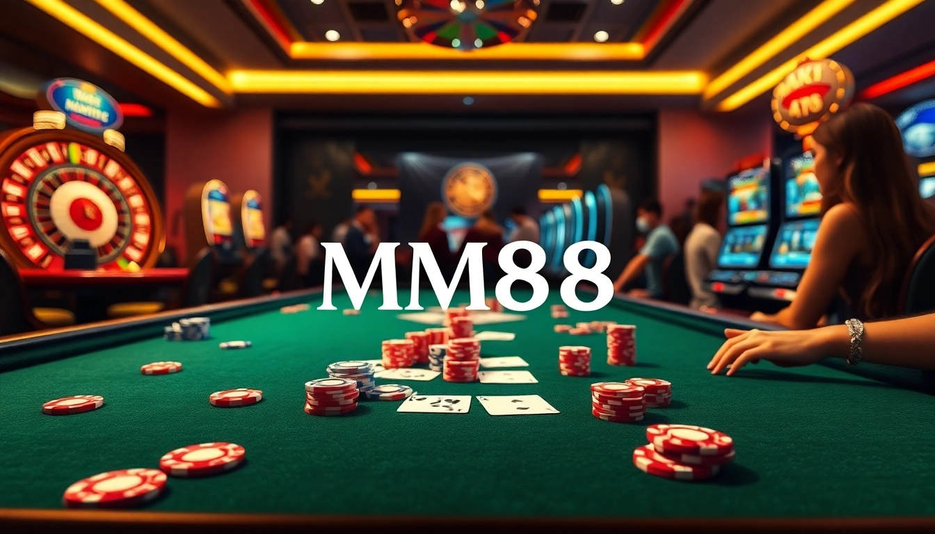 Experience the excitement of online gaming at https://mm88.how/ with vibrant poker chips and engaging gameplay.
