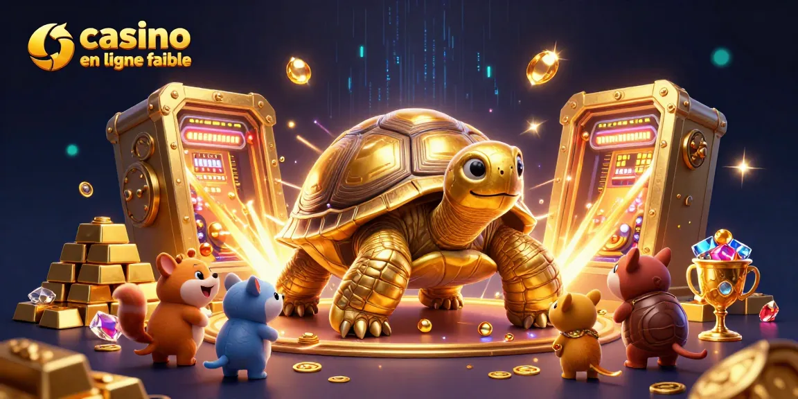 Jouez aux jeux de casino en ligne fiable avec des tortues dorées dans un monde magique.