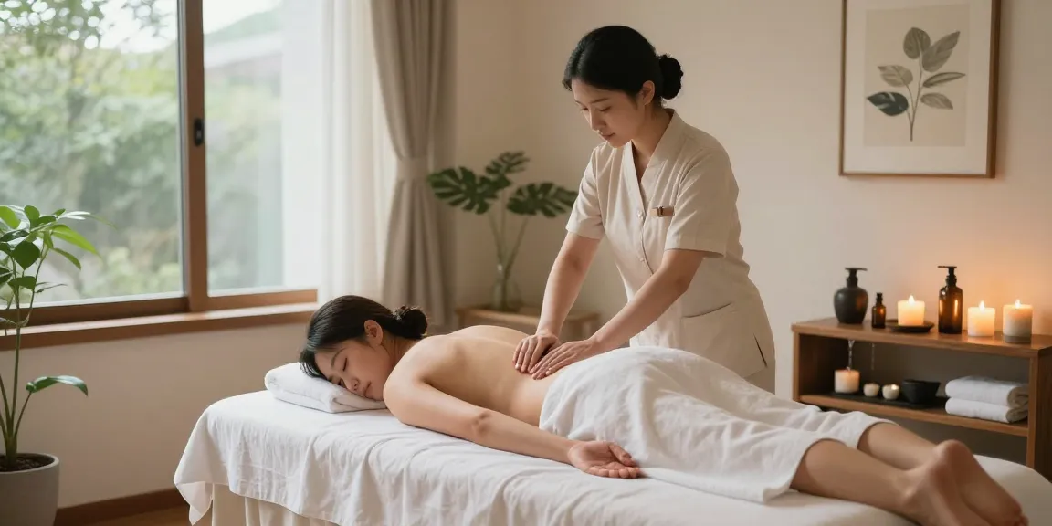 Rejuvenating 대구마사지 in a serene spa environment with calming elements.