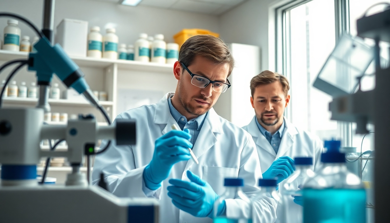 Technicians conducting Classic Environmental Testing in a clean lab environment.