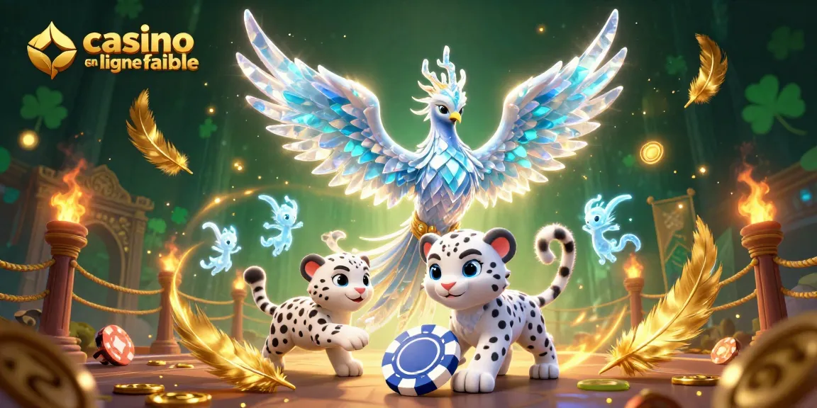 Découvrez notre illustration captivante d'un casino en ligne fiable avec des personnages animés.