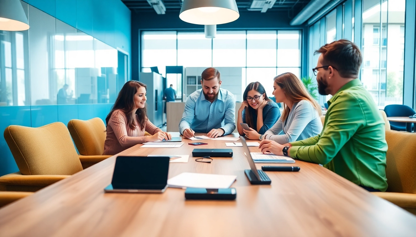 Enhance your marketing strategies with insights from https://envisionbrandmarketing.com/contactus.html, showcasing a collaborative team.