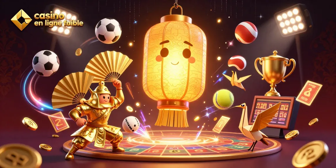 Découvrez un esprit lantern en or flottant dans un casino, symbolisant un casino en ligne fiable et dynamique.