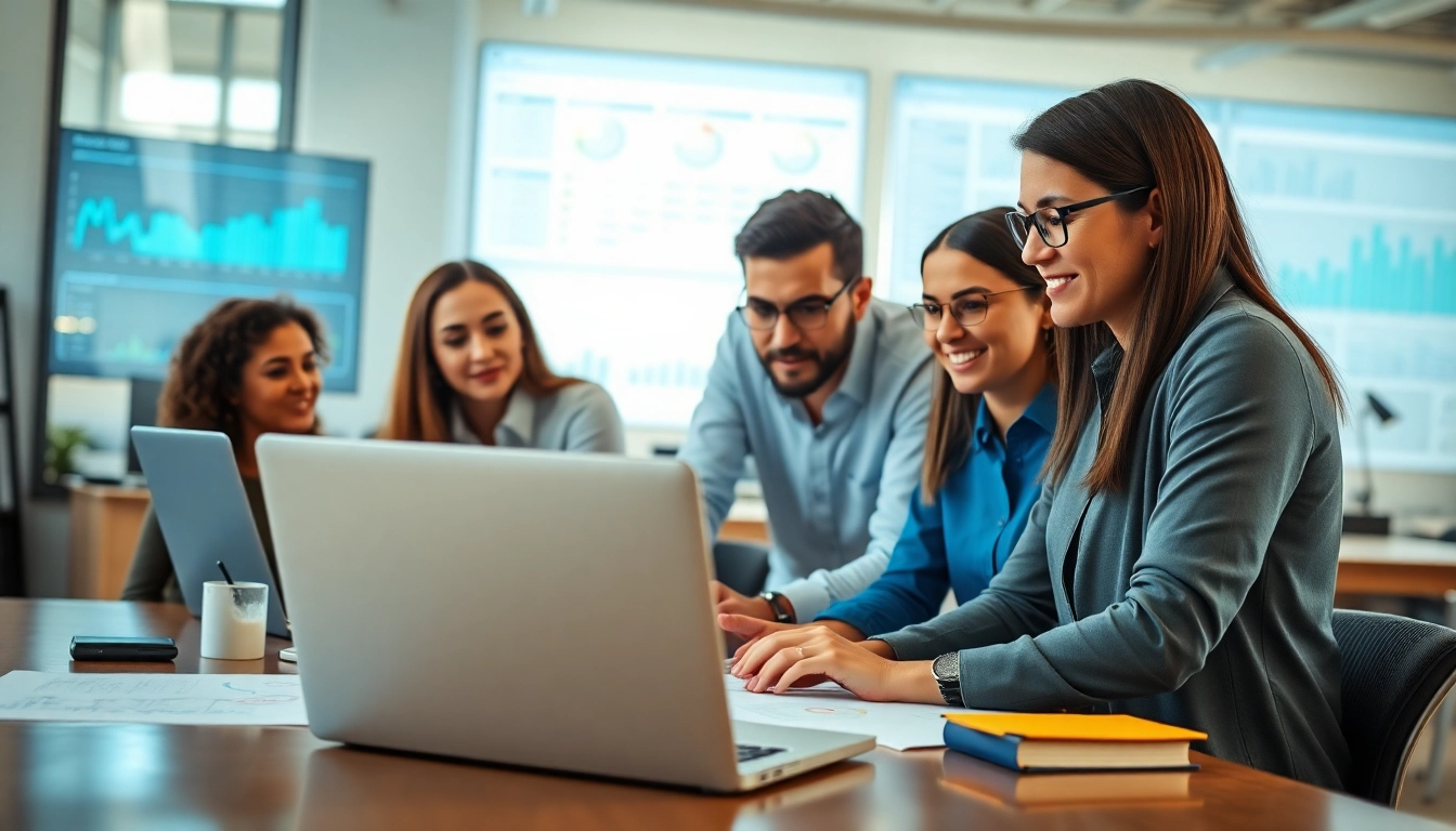 Enhance your small business IT services with expert collaboration in a modern office.