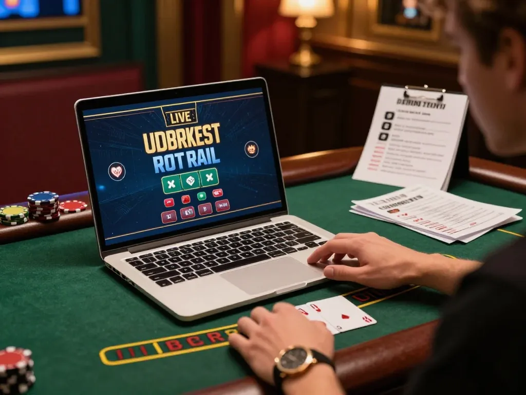 Engaging with fly 88 online blackjack on a stylish laptop in a warm, inviting atmosphere.