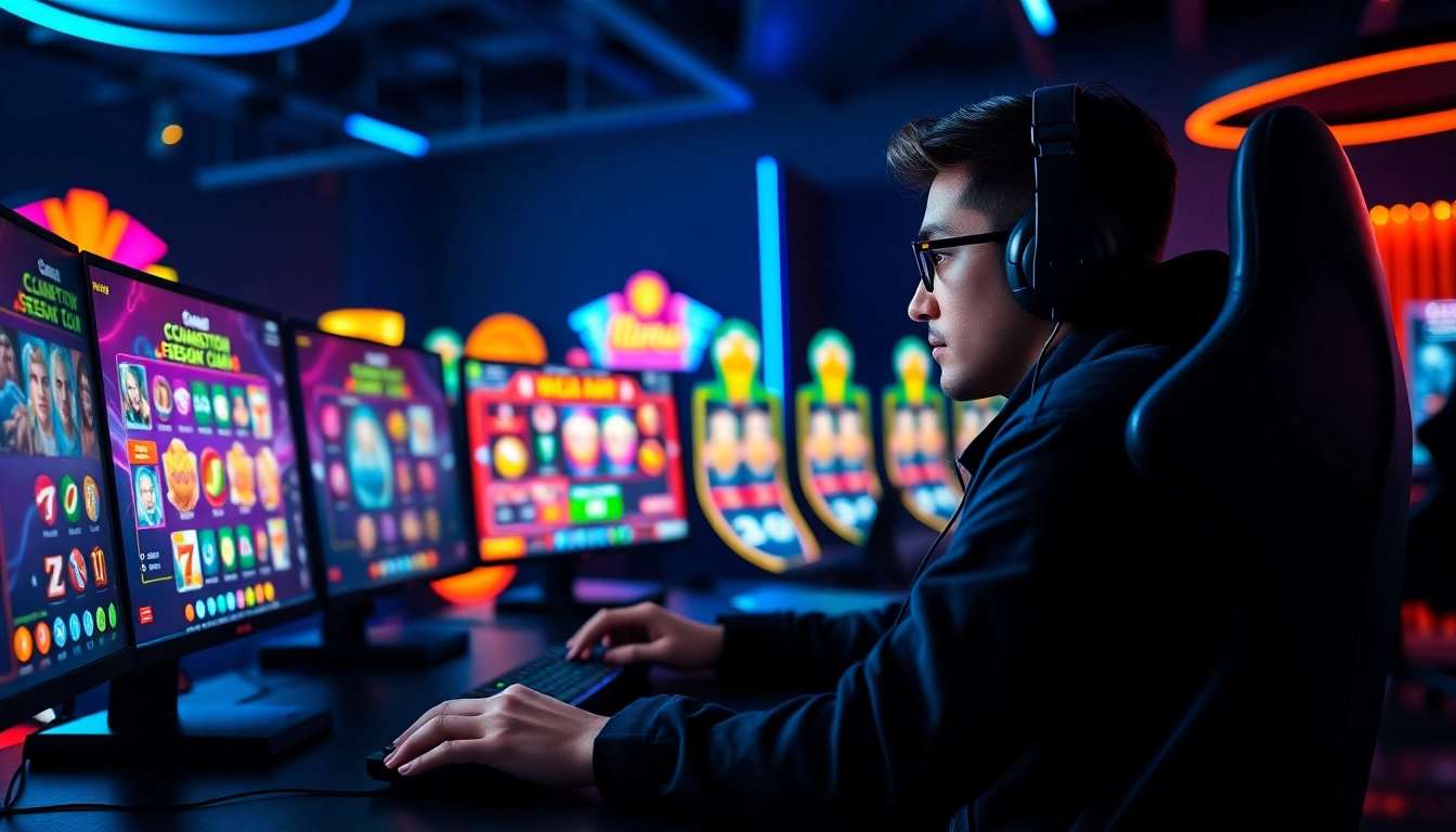 Menang besar dengan slot gacor saat bermain game online yang penuh warna dan kegembiraan.
