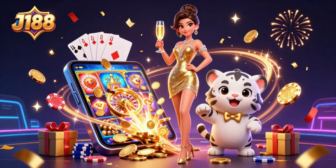 Play and win exciting games at J188 with a glamorous scene of fun and fortune.