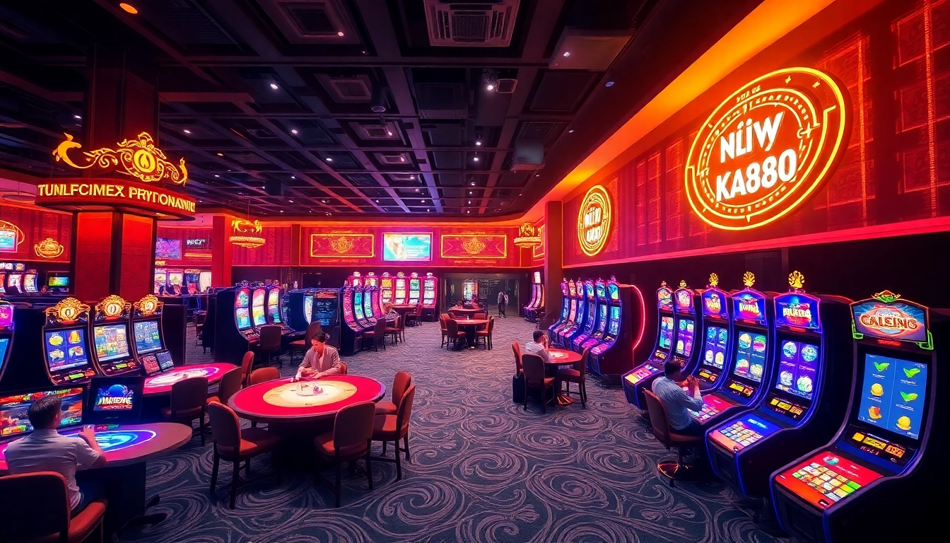 Exciting gaming atmosphere at Nhà cái xx88, featuring diverse online casino games and dynamic player experiences.