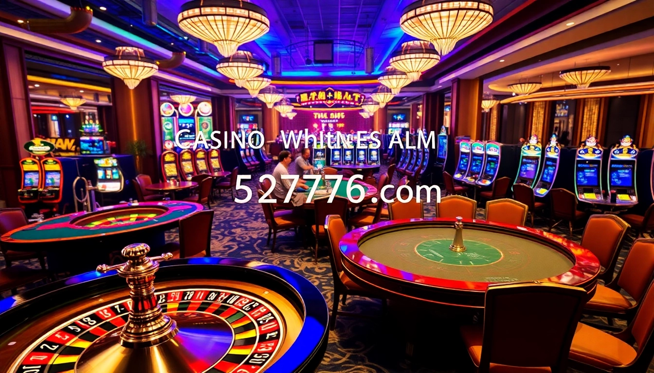 Experience the excitement of gambling at 5z7776 com with thrilling casino tables and vibrant slot machines.