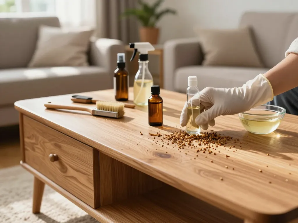 tarli del legno come eliminarli utilizzando rimedi naturali in un contesto domestico