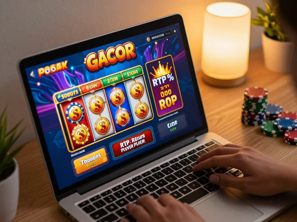 Experience thrilling slot gacor games with high RTP on vibrant online casino platform.