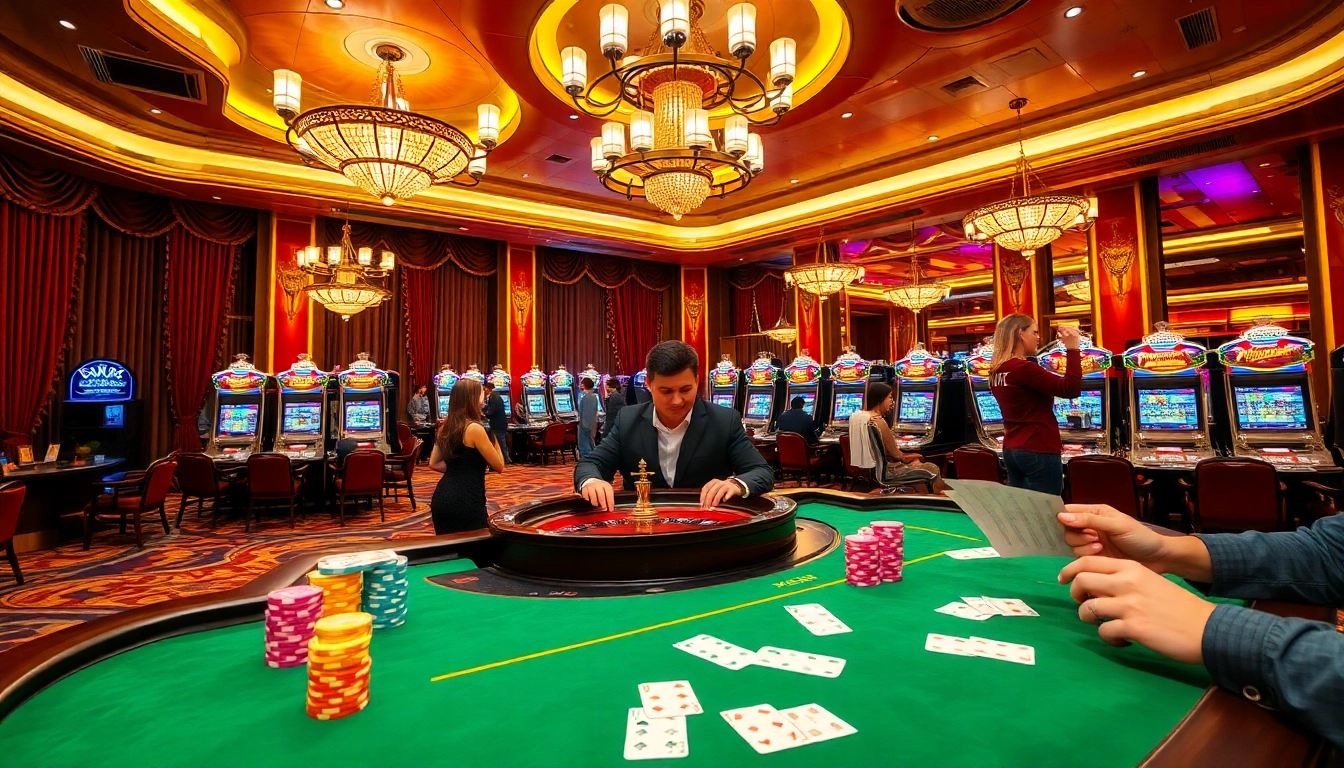 Engaged players at XX 88's vibrant casino table, enjoying thrilling gaming experiences.