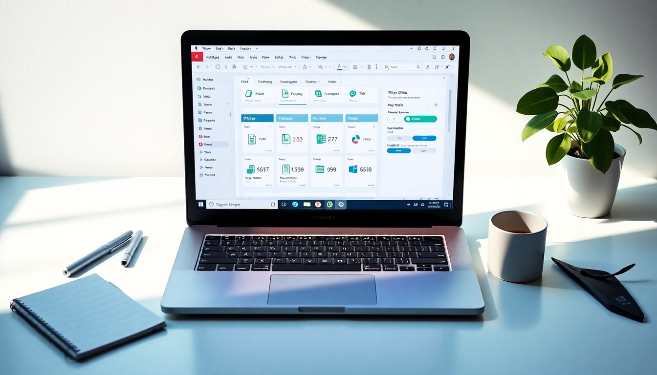 Experience seamless productivity with WPS电脑版 showcased in a modern workspace.