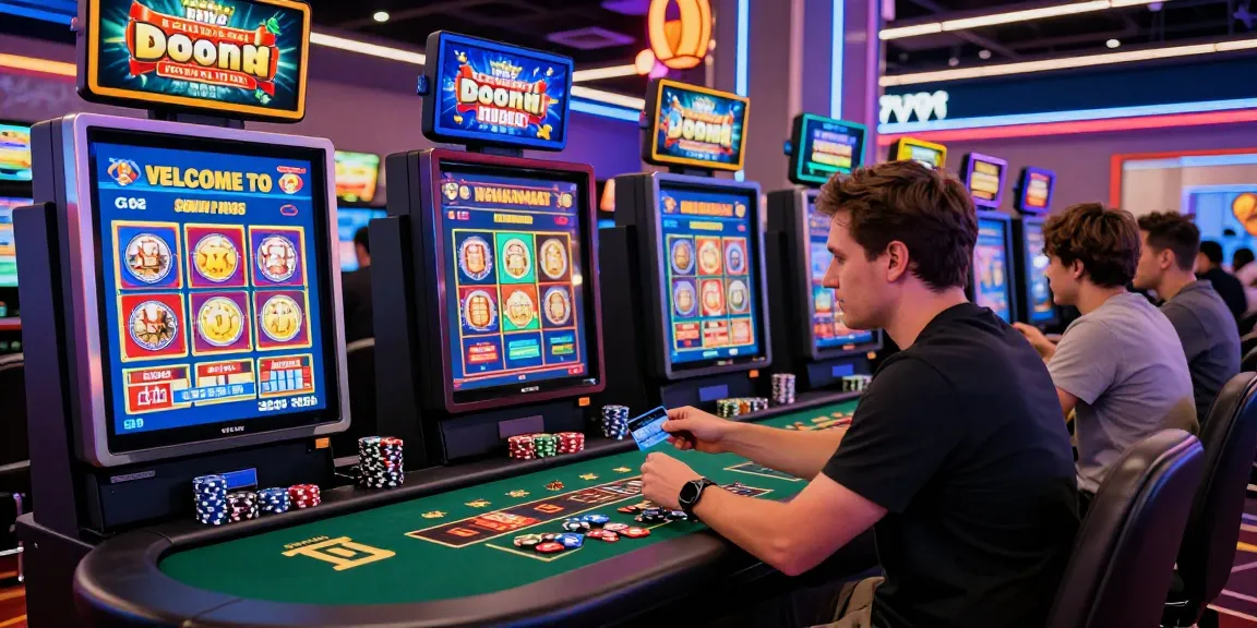 Players engaging at credit card casinos showcased at https://brcs.co.uk, featuring vibrant slot games and live interactions.