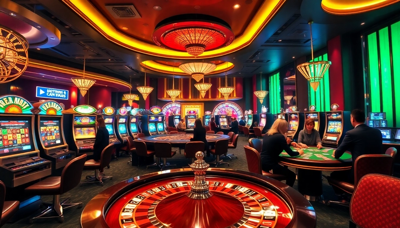 Vivez le frisson du casino en ligne avec des machines à sous vibrantes et des tables de poker luxueuses.